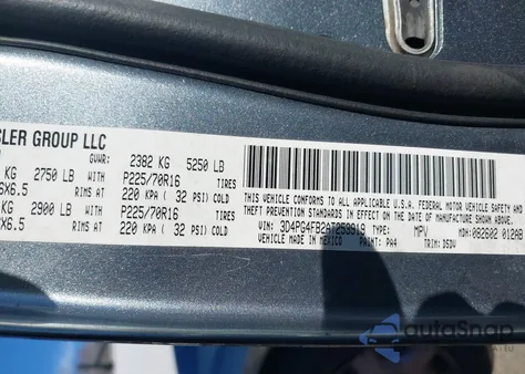2010 Dodge Journey Se from USA, damaged, VIN 3D4PG4FB2AT253919